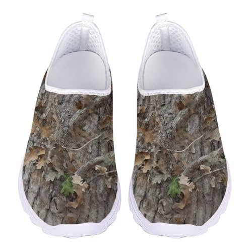 Jndtueit Damen Walking Loafer Mesh Tennisschuhe Tennis Sneaker für jedes Wetter, Braun Camo Jagd, 40 EU Jndtueit Damen Walking Loafer Mesh Tennisschuhe Tennis Sneaker für jedes Wetter, Braun Camo Jagd, 40 EU von Jndtueit