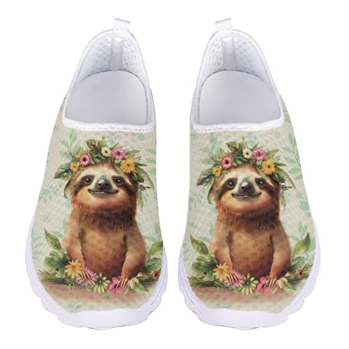 Jndtueit Herren Damen Walkschuh, breite Zehenpartie, Büroschuhe, Netz-Loafer, Wander-Sneaker, Faultier Floral Green Leaf, 39 EU Jndtueit Herren Damen Walkschuh, breite Zehenpartie, Büroschuhe, Netz-Loafer, Wander-Sneaker, Faultier Floral Green Leaf, 39 EU von Jndtueit