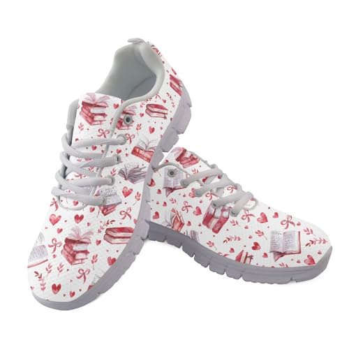 Jndtueit Lauf-Sneaker, Schnürschuh, Sport, Freizeit, athletisch, Netz-Schuhe für Damen und Herren, Buch Fliege Love Leaf, 37 EU Jndtueit Lauf-Sneaker, Schnürschuh, Sport, Freizeit, athletisch, Netz-Schuhe für Damen und Herren, Buch Fliege Love Leaf, 37 EU von Jndtueit