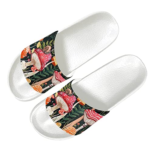 Jndtueit Pilz Hausschuhe für Frauen Innen und Outdoor, Schnecke Open Toe Slide Slipper, rote Pilze schnell trocknende Sandale Jndtueit Pilz Hausschuhe für Frauen Innen und Outdoor, Schnecke Open Toe Slide Slipper, rote Pilze schnell trocknende Sandale von Jndtueit
