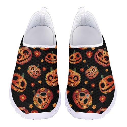 Jndtueit Sport-Loafers, flache Arbeitsschuhe, Walking, Freizeit, Wandern, Sneaker für Damen, Kürbis Boho Floral, 40 EU Jndtueit Sport-Loafers, flache Arbeitsschuhe, Walking, Freizeit, Wandern, Sneaker für Damen, Kürbis Boho Floral, 40 EU von Jndtueit