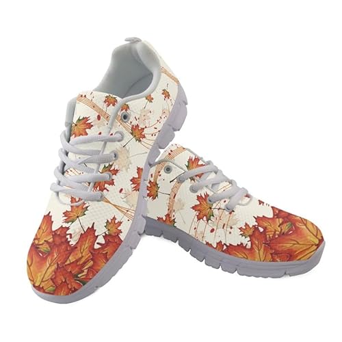 Jndtueit Thanksgiving Freizeitschuhe Weihnachtsschuhe, Noten Maple-Fläche Laufschuhe, Sportart von Jndtueit