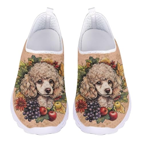 Jndtueit Unisex-Turnschuhe, breite Zehenpartie, Lauf-Sneaker, Tennis-Loafer für Damen und Herren, Pudelfrucht, 40 EU Jndtueit Unisex-Turnschuhe, breite Zehenpartie, Lauf-Sneaker, Tennis-Loafer für Damen und Herren, Pudelfrucht, 40 EU von Jndtueit