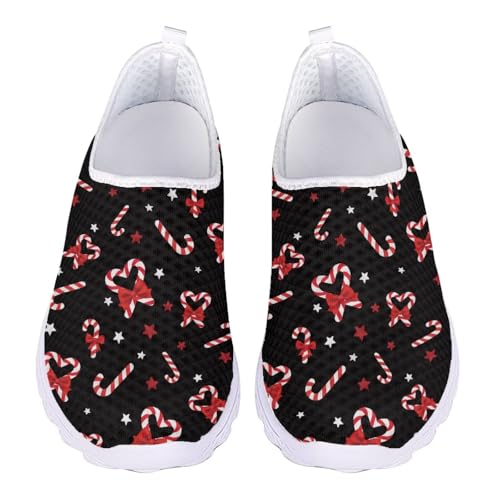 Jndtueit Unisex-Turnschuhe, breite Zehenpartie, Lauf-Sneaker, Tennis-Loafer für Damen und Herren, Zuckerstange, Schwarz, 37 EU von Jndtueit