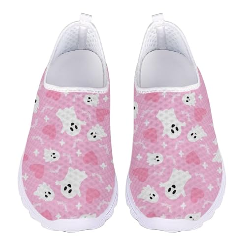 Jndtueit Unisex Wanderhalbschuhe für Damen und Herren, Arbeitsschuhe, modische Mesh-Sneaker, Cute Ghost Bat, 41 EU Jndtueit Unisex Wanderhalbschuhe für Damen und Herren, Arbeitsschuhe, modische Mesh-Sneaker, Cute Ghost Bat, 41 EU von Jndtueit