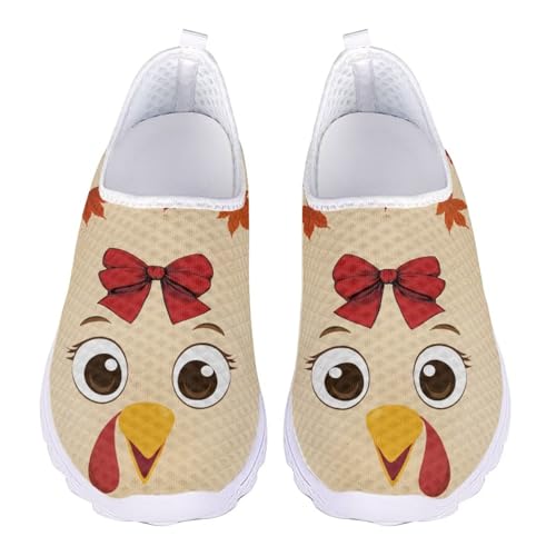Jndtueit Walking-Loafer, Netzstoff, Arbeitsschuhe, Büro, Freizeit, athletisch, Sneaker für Damen, Cartoon Türkei Ahornblatt, 39 EU Jndtueit Walking-Loafer, Netzstoff, Arbeitsschuhe, Büro, Freizeit, athletisch, Sneaker für Damen, Cartoon Türkei Ahornblatt, 39 EU von Jndtueit