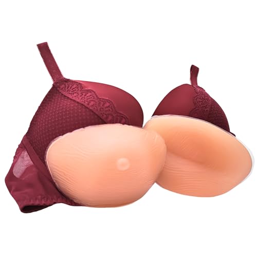 Jo Thornton Style 9B Brustvergrößerung (Hühnerfilets), geeignet für AA-E-Cups (350 g), Weiße Haut – mit Brustwarze, 42 von Jo Thornton