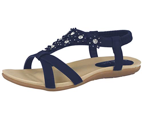 Jo & Joe Mädchen Damen Slingback Sandalen, Gr.-6 UK/ 39 EU,Navy von Jo & Joe