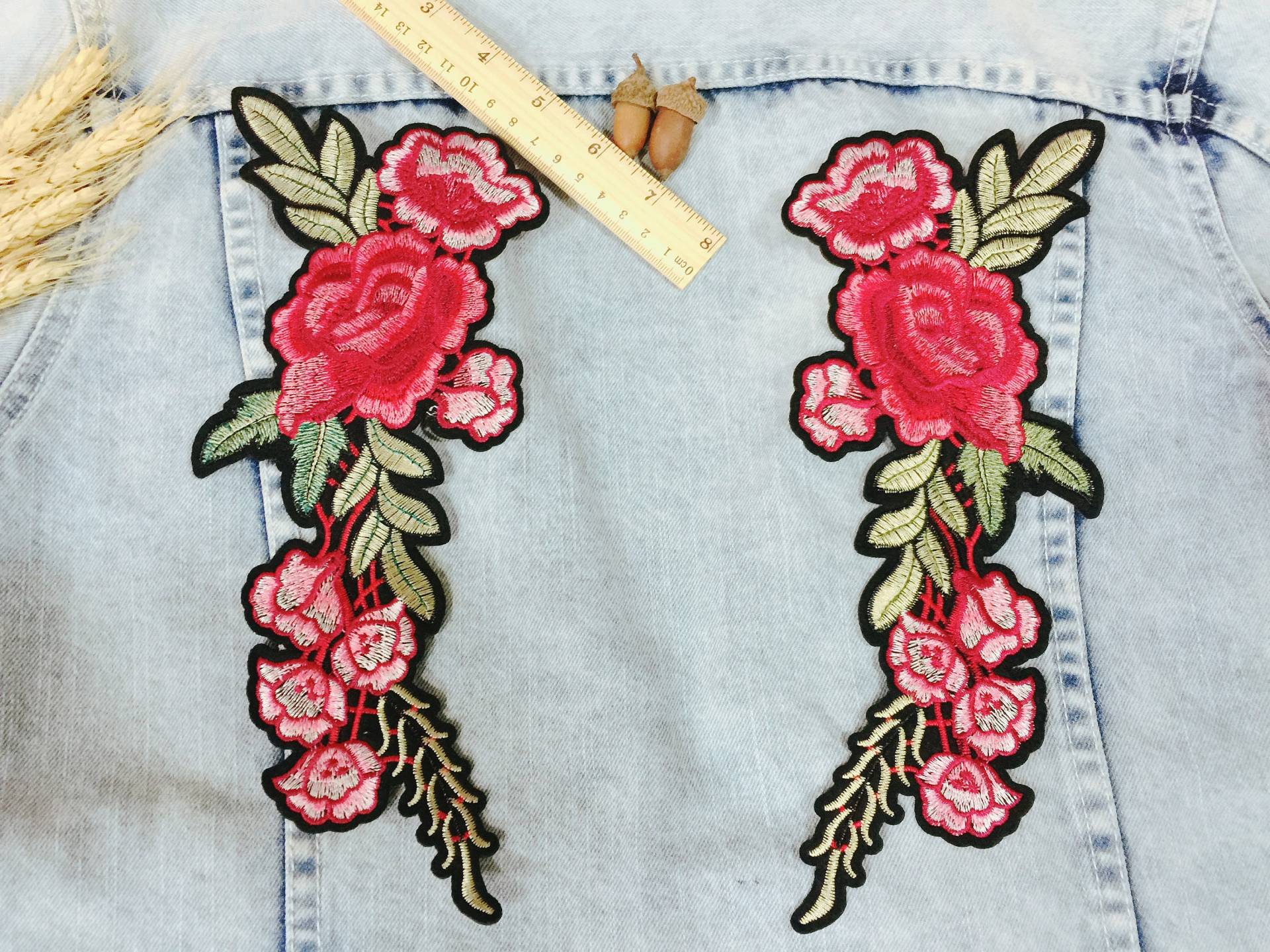 Rosen Patches, Blumen Patches, Bügeln Aufnäher, Aufnäher, Aufnäher, Aufnäher, Applikation von JoJoStoreHighJob