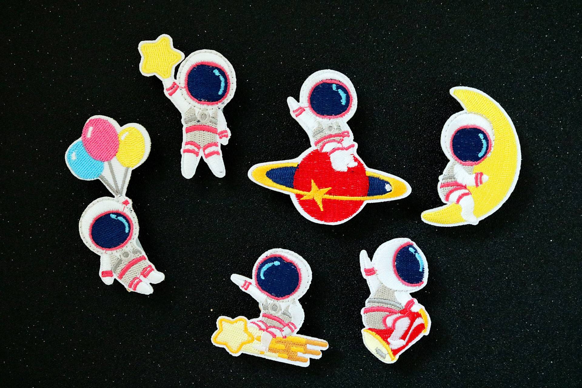 Spaceman Path, Astronauten-Patch, Aufnäher Zum Aufbügeln, Bestickter Aufnäher, Applikation von JoJoStoreHighJob