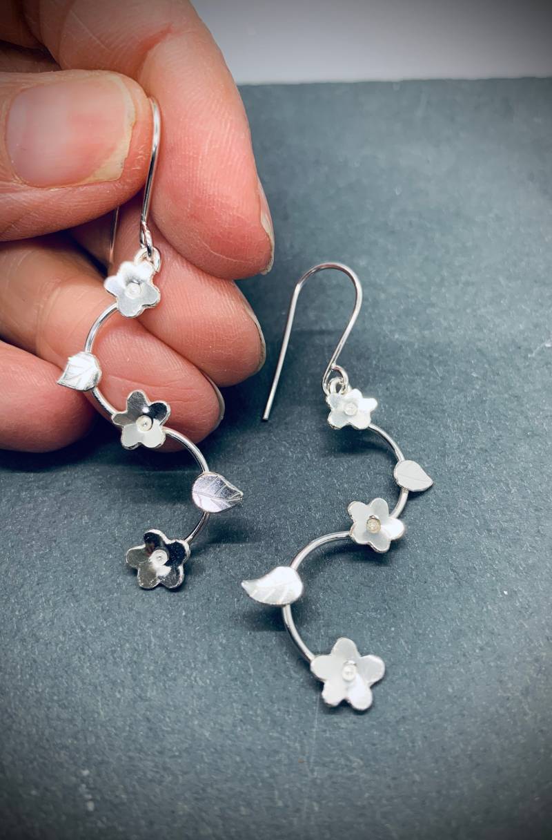 Vergissmeinnicht Ohrringe Vergissmeinnicht Ohrringe von JoJonesJewelry