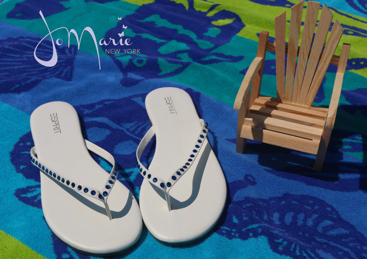 Swarovski Kristall Verziert Flip Flops Swarovski Kristall Verziert Flip Flops von JoMarieNY