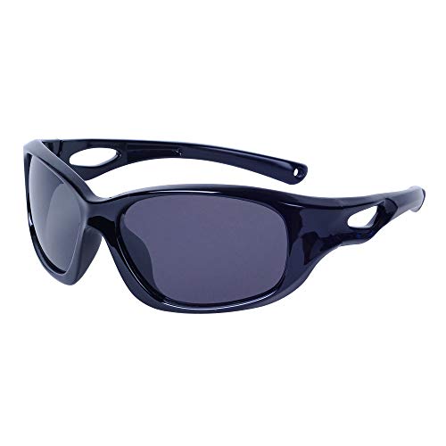 JoXiGo Jungen Sonnenbrille Gr. M, Schwarz von JoXiGo