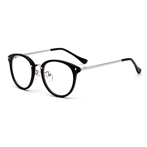 JoXiGo Retro Brille für Damen Herren Ohne Stärke Klassische Vintage Rahmen Brillenfassung Dekobrillen mit Etui von JoXiGo