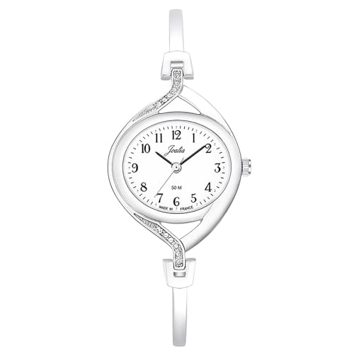 Joalia Damen-Armbanduhr Stahl und Strass 633441, weiß Joalia Damen-Armbanduhr Stahl und Strass 633441, weiß von Joalia