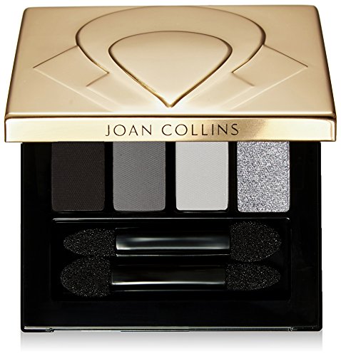Joan Collins Timeless Beauty Lidschatten Quad, Misty schwarze und Silber 5 g von Joan Collins