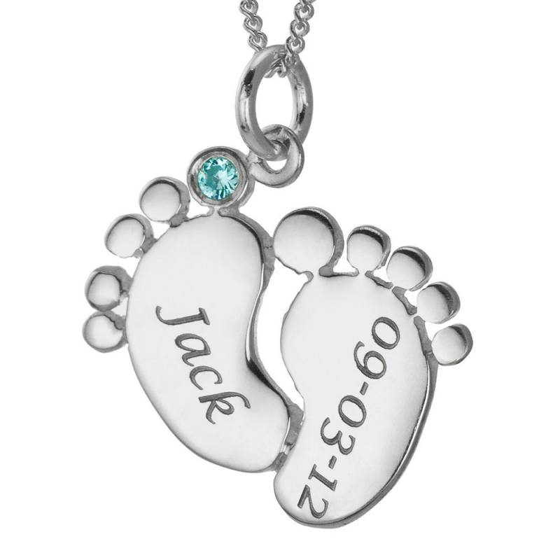 sterling Silber 925 Personalisierte Baby Füße Cz Panzerkette Jeder Name Oder Datum - Babyparty, Kindergeburtstag, Taufe, Muttertag sterling Silber 925 Personalisierte Baby Füße Cz Panzerkette Jeder Name Oder Datum - Babyparty, Kindergeburtstag, Taufe, Muttertag von JoanJewelleryGifts