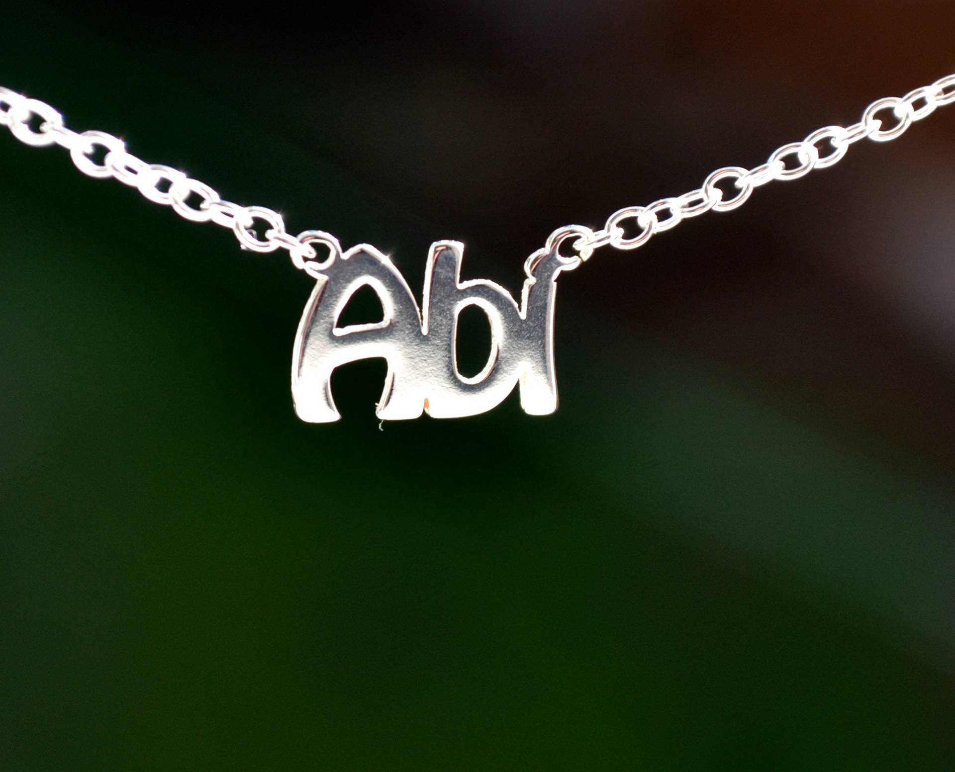 sterling Silber 925 Personalisierte Hippy Schrift Namenskette An 16 Zoll Rolo Kette Wählen Sie Einen Namen-Geburtstag, Brautjungfern, Valentinstag sterling Silber 925 Personalisierte Hippy Schrift Namenskette An 16 Zoll Rolo Kette Wählen Sie Einen Namen-Geburtstag, Brautjungfern, Valentinstag von JoanJewelleryGifts