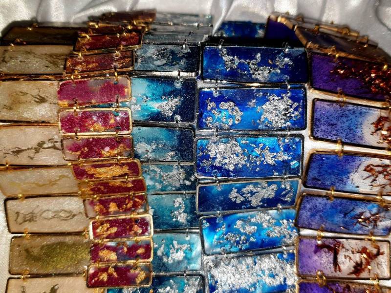 Resin Armband Mit Blattmettall Resin Armband Mit Blattmettall von JoanaBibe
