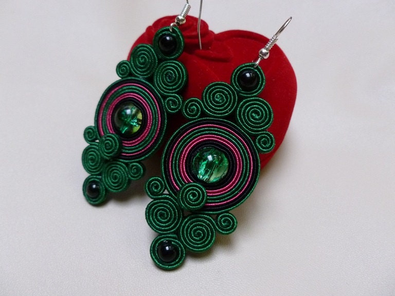 Mohito Mix - Soutache Ohrringe Mohito Mix - Soutache Ohrringe von JoannaArt77