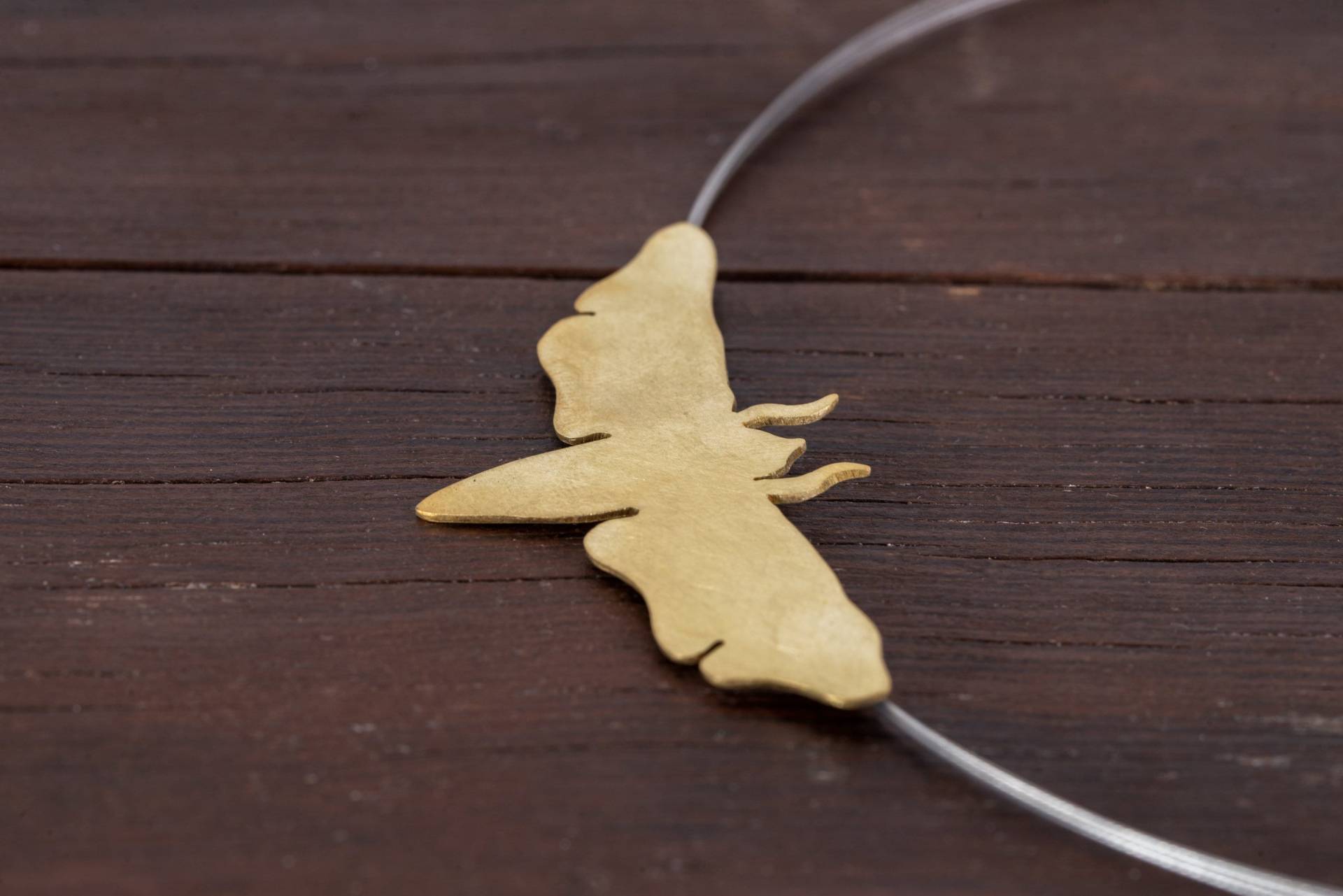 Elegante Gold Motten Halskette - Natur Inspirierter Schmuck Elegante Gold Motten Halskette - Natur Inspirierter Schmuck von JoannaKomorowska