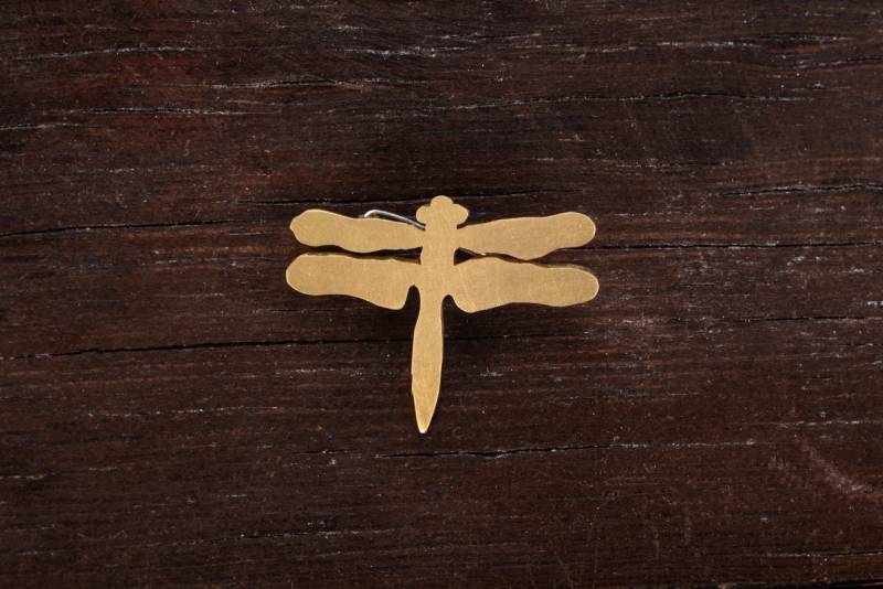 Kleine Libellenbrosche in Gold - Ein Originelles Accessoire Für Sie Kleine Libellenbrosche in Gold - Ein Originelles Accessoire Für Sie von JoannaKomorowska