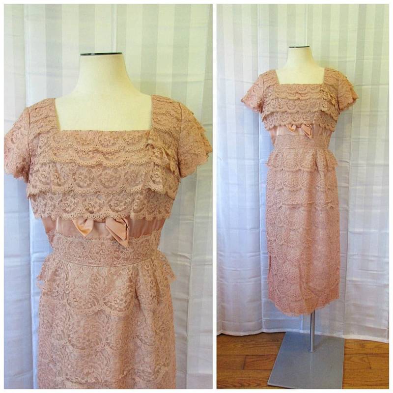 Vintage 1950Er Jahre Spitze Partykleid Champagner Beige Kurzes Abendkleid Von Ferman O'grady Cocktail Braut Party 36 Büste M L Vintage 1950Er Jahre Spitze Partykleid Champagner Beige Kurzes Abendkleid Von Ferman O'grady Cocktail Braut Party 36 Büste M L von JoanneKleinVintage