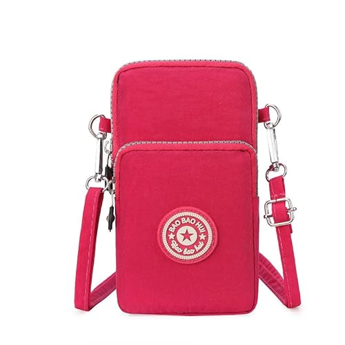 Handytasche Damen zum Umhängen Handytaschen Umhängetasche Kleine Wasserdicht Handy Umhängetasche Universal Handytasche für Alltag Büro Schule Ausflug Einkauf (J) von Joayuezo