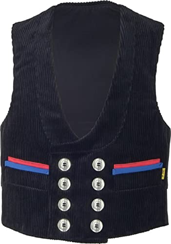 Job Image Zunftweste aus Trenkercord schwarz mit rot/Blauer Paspelierung 53201 (52) Job Image Zunftweste aus Trenkercord schwarz mit rot/Blauer Paspelierung 53201 (52) von JOB