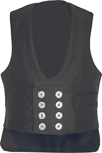 JOB Zunftweste aus Doppel-Pilot schwarz mit Nierenschutz von JOB