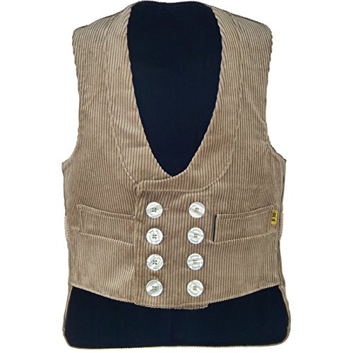 Job Zunftweste Trenkercord mörtel 53241 Nierenschutz 46 von JOB