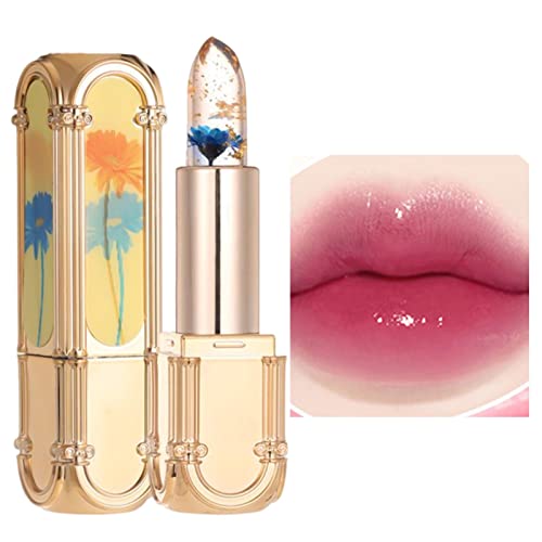 Farbwechselnder Lippenbalsam - Natürlicher, aufpolsternder, feuchtigkeitsspendender Formel-Farbwechsel-Lippenstift,Clear Labial Cosmetics pH Lipgloss Geburtstagsgeschenk für Kinder, Frauen, Joberio von Joberio