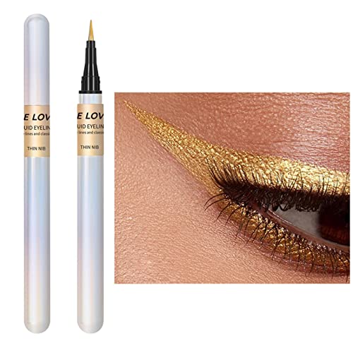 Flüssiger Eyeliner-Stift | Matte flüssige Eyeliner-Stifte mit feiner Spitze | Schnell trocknender, langlebiger, hochpigmentierter, flüssiger Eyeliner für alle Augenformen. Halloween-Make-up Joberio von Joberio