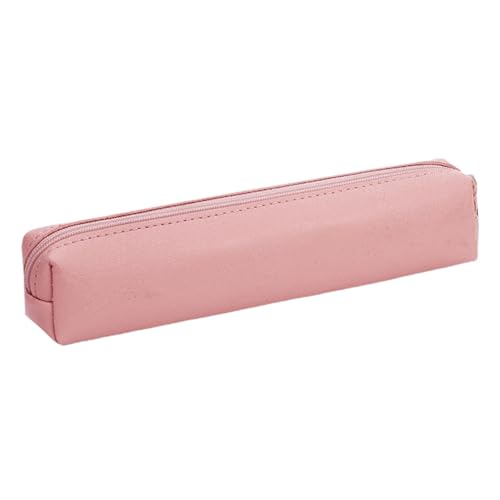 Kleines Federmäppchen – PU-Make-up-Tasche, einfache Stift- und Schreibwaren-Tasche, Kosmetik-Organizer, Reißverschlusstasche, Schreibwaren-Tasche, niedlicher Kosmetiktasche, Organizer, für Mädchen von Joberio