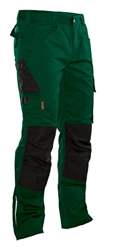 JOBMAN Handwerkerhose 2321 Grün/Schwarz, Größe 46 von Jobman Workwear