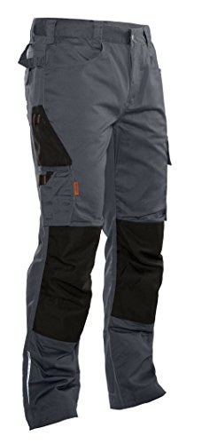 JOBMAN Handwerkerhose 2321 Grau/Schwarz, Größe 54 von Jobman Workwear