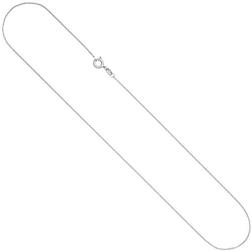 Jobo Damen Anker-Kette aus 8 Karat 333 Weißgold 0,9 mm 40 cm von Jobo