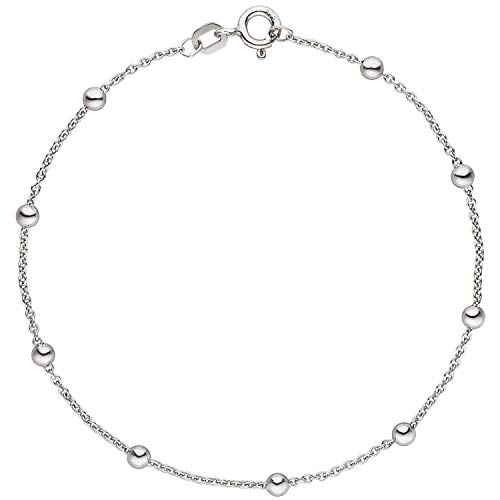 JOBO Damen-Armband aus 925 Silber mit kleinen Kugeln 18,5 cm von Jobo