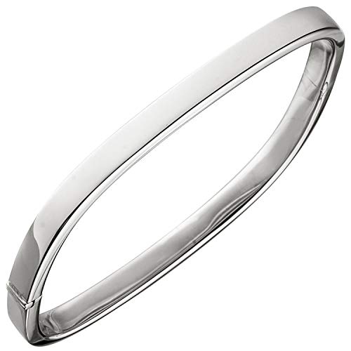 Jobo Damen-Armreif aus 925 Sterling Silber eckig von Jobo