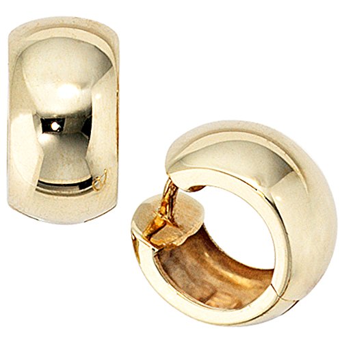 Jobo Damen-Creolen aus 8 Karat 333 Gold Durchmesser 13 mm von Jobo