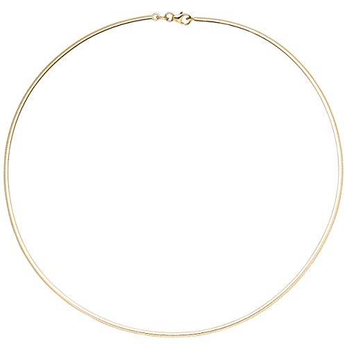 Jobo Damen-Halsreif aus 8 Karat 333 Gold 2 mm 42 cm von Jobo