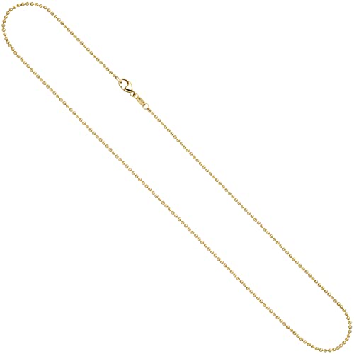 JOBO Damen-Kugelkette aus 585 Gold 45 cm 1,5 mm von Jobo