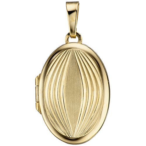 JOBO Damen-Medaillon aus 585 Gold zum Öffnen für 2 Fotos von Jobo