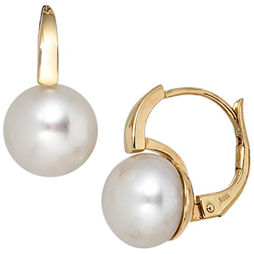 Jobo Damen-Ohrhänger aus 585 Gold mit Perlen von Jobo