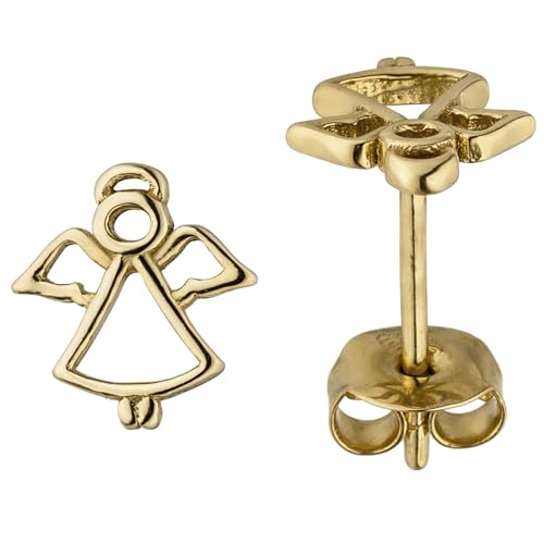 Jobo Damen-Ohrstecker Engel aus 8 Karat 333 Gold von Jobo