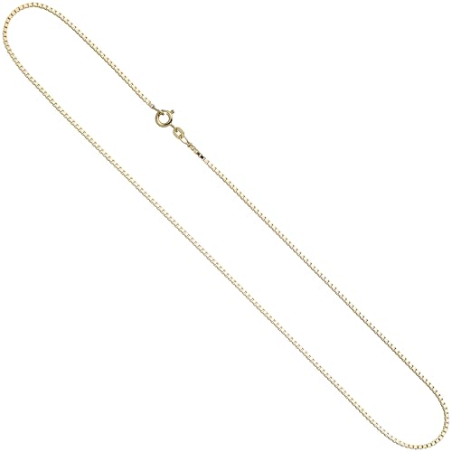 JOBO Damen-Venezianerkette aus 585 Gold 45 cm 1,0 mm von Jobo