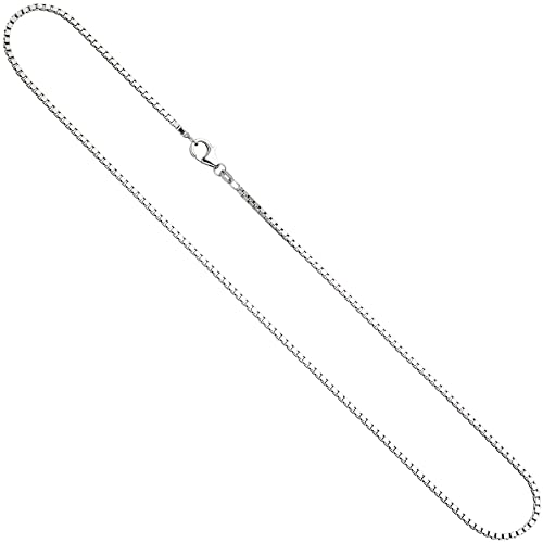 Jobo Damen Venezianerkette 925 Silber 1,2 mm 50 cm Halskette Kette Silberkette Karabiner von Jobo