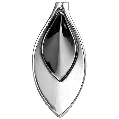 Jobo Damen Anhänger 925 Sterling Silber bicolor matt Silberanhänger von Jobo