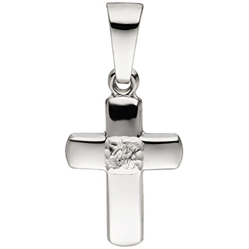 Jobo Damen-Anhänger Kreuz aus 8 Karat 333 Weißgold von Jobo
