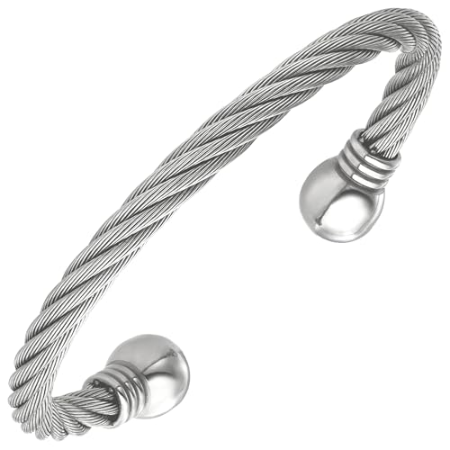 Jobo Damen-Armspange aus Edelstahl 17 cm von Jobo